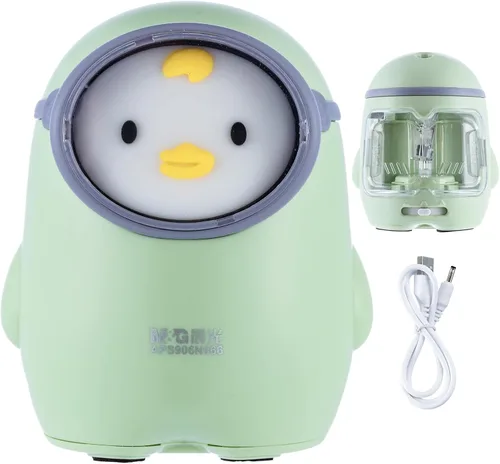 Vista 10 de M&G Sacapuntas eléctrico, sacapuntas portátil con bonito diseño de gato, con batería/USB de doble alimentación para lápices, niños, estudiantes