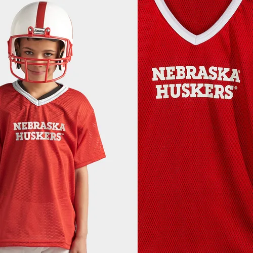 Vista 7 de Franklin Sports NCAA - Conjunto de uniforme de fútbol americano para niños, camiseta de fútbol universitario, casco + pantalones para niños y niñas