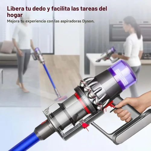 Vista 3 de Bloqueo de gatillo mejorado compatible con Dyson V10 V11 V15, botón de interruptor de aspiradora, compatible con Dyson V10 V11 V15 SV12 SV14 Bloqueo