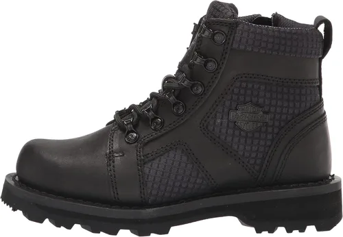 Vista 8 de HARLEY-DAVIDSON FOOTWEAR Botas de motocicleta Hamlyn de encaje de 5 pulgadas para mujer, Negro