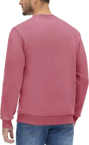 Vista 41 de MAGCOMSEN Sudadera de cuello redondo para hombre de manga larga casual cálida de forro polar