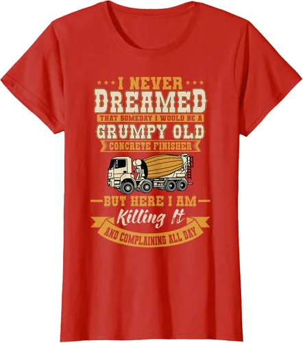 Vista 39 de Divertida camiseta de trabajador con acabado de hormigón antiguo, Negro, S