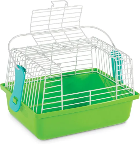 Vista 4 de Prevue Pet Products Jaula de viaje para pájaros y animales pequeños, verde (SP1304GREEN)