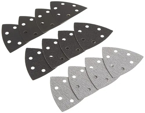 Vista 4 de DEWALT DWASPTRI papel de lija triangular de enganche y giro, surtida, paquete de 12