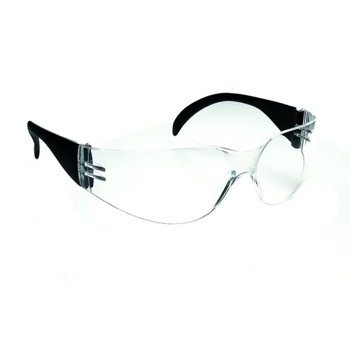 Vista 6 de Galeton 9303 Outlaw - Lentes de seguridad ligeras con lentes antiarañazos, lentes ámbar con varillas extra anchas, 1 unidad (Paquete de 1)
