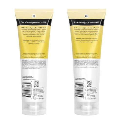 Vista 10 de John Frieda Go Blonder - Juego de champú y acondicionador aclarador