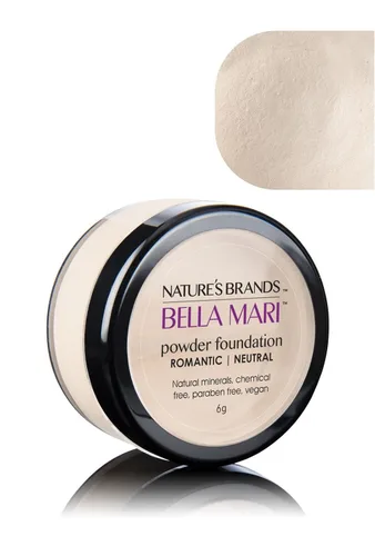 Vista 11 de Bella Mari - Base de maquillaje mineral natural en polvo, cariñosa (fresca); 0.2 onzas