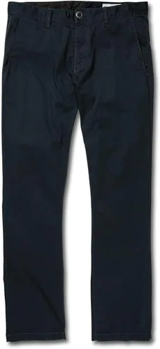Vista 20 de Volcom Frickin - Pantalón chino elástico moderno para hombre, pantalones de sarga elásticos para uso diario Negro