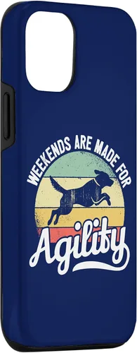 Vista 3 de iPhone 15 Dog Agility Handler - Weekends Are Made For Dog Agility Case