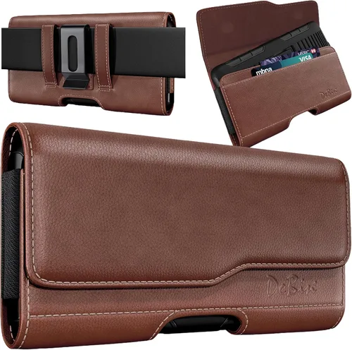 Vista 7 de DeBin Belt Holder Case with Clip for Samsung Galaxy Plus/FE Models Negro
