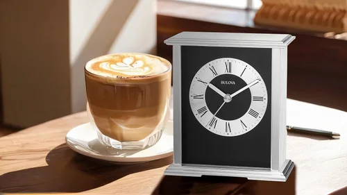 Vista 2 de Bulova Baron Mantel/Reloj de mesa