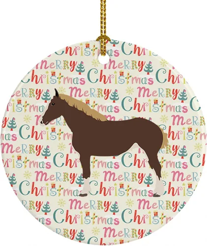 Vista 43 de Caroline's Treasures Adorno de cerámica de avestruz común para árbol de Navidad, decoración colgante para el hogar, Navidad, vacaciones, fiesta