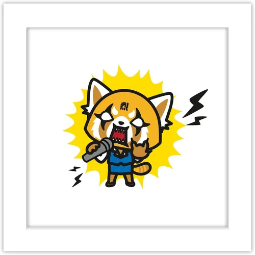 Vista 10 de Trends International Gallery Pops Sanrio Aggretsuko Retsuko - Póster de pared de arte para pared, 12.00 x 12.00 pulgadas, versión de marco negro