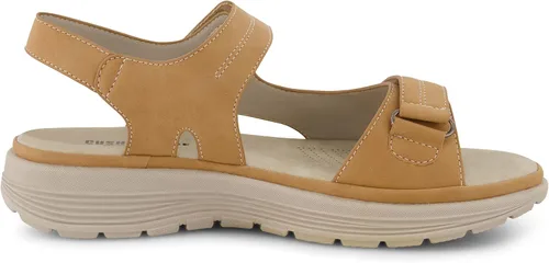 Vista 4 de CUSHIONAIRE Sandalia Magee para mujer con plantilla cómoda para exteriores con correa ajustable y espuma viscoelástica, anchos disponibles