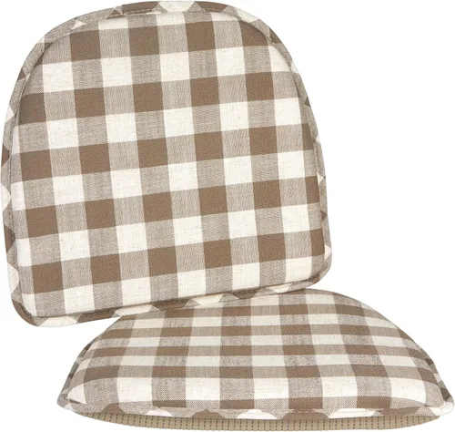 Vista 50 de Klear Vu Raindrop The Gripper - Cojines antideslizantes para silla, suaves y cómodos, almohadillas para asiento, almohadón para cocina, comedor u