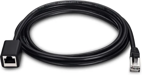 Vista 2 de Cable de extensión Ethernet de 15 pies, cable de conexión de red blindado Cat6, cables RJ45 blindados macho a hembra