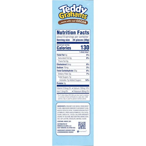 Vista 17 de Teddy Grahams Snacks Graham de chocolate, 6 cajas de 10 onzas