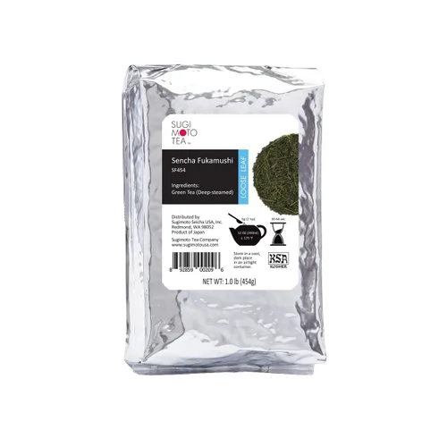 Vista 9 de SUGIMOTO Té japonés Genmaicha con hoja suelta Matcha 3.5 oz 100% Hecho en Japón, Shizuoka, Té Verde Sencha con Arroz Asado y Matcha, 3.5 oz
