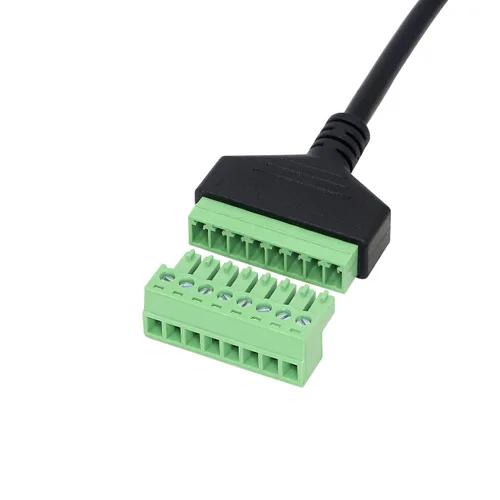 Vista 4 de SinLoon Conector Ethernet RJ45 macho a tornillo de 8 pines, conector de bloque de terminales para Cat7, Cat6, Cat5, Cat5e, Extensor Ethernet CCTV