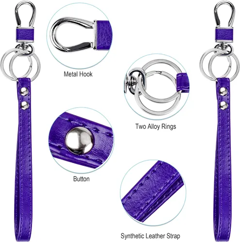 Vista 4 de Llavero para mujer - Llavero con anillos de metal de aleación desmontable