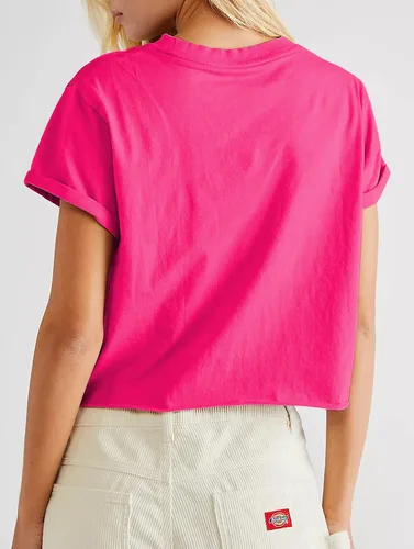 Vista 3 de Camisetas cortas para mujer, camisetas de bebé, camisetas de verano, camisetas activas sin mangas