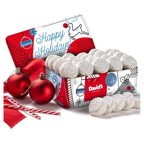 Vista 10 de David’s Cookies Cesta de Regalo de Galletas - Galletas Assortidas de Sabor Delicioso en una Encantadora Cesta de Regalo - Galletas Gourmet Finas