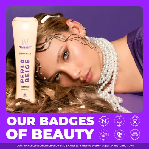 Vista 10 de Naissant Set Purple Shampoo & Toning Mask Elimina el cobrizo Neutraliza los tonos amarillos y naranjas Sin parabenos, amoníaco ni sulfato