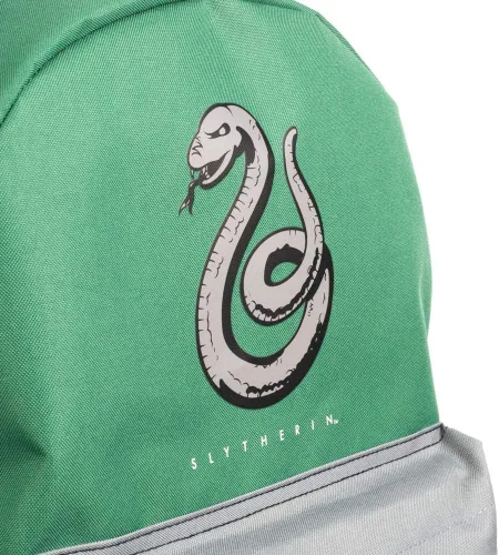 Vista 5 de Bioworld Mochila Hogwarts House de Harry Potter, Multi colorido, Slytherin