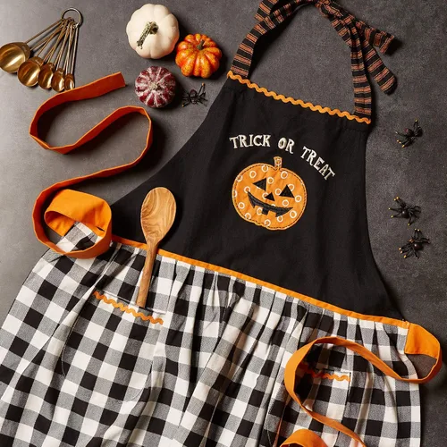 Vista 3 de DII - Colección Happy Halloween, delantal de Halloween, talla única