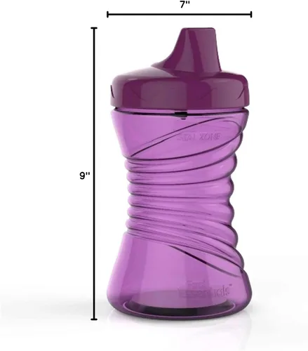Vista 8 de NUK Gerber GraduatesFun Grips - Vasos para sorber con boquilla dura (surtido, paquete de 4), 10 onzas