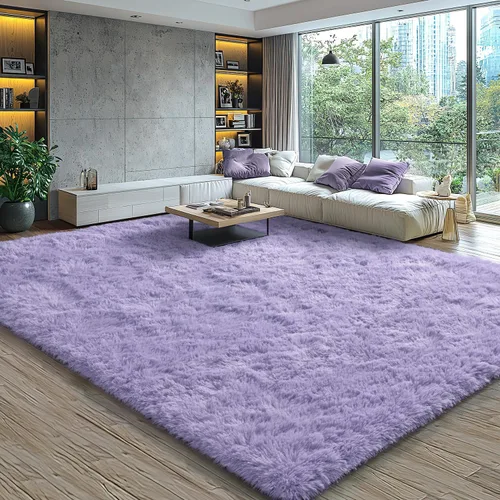 Vista 32 de EVOIONOS Alfombra Redonda Negra para Dormitorio, 4x4 Pies Alfombra de Área Circular Suave y Esponjosa para Sala de Estar, Alfombra Circular de Felpa