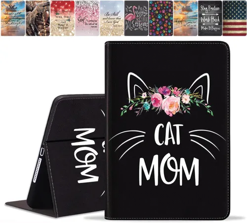 Vista 14 de Funda para Samsung Galaxy Tab A8 de 10.5 pulgadas (SM-X200/X205/X207), funda delgada de piel sintética con función de encendido y apagado automático