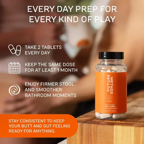 Vista 7 de FUTURE MÉTODO Suplemento de fibra con acacia y cáscara de psyllium, 60 ct Apoyo a la salud digestiva, fibra de cáscara de acacia y psyllium, sin