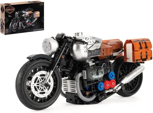 Vista 3 de FULHOLPE Kit de construcción de motocicleta Superbike, Construye un modelo de motocicleta, MOC Racing SuperMotorcycle Bloques de construcción