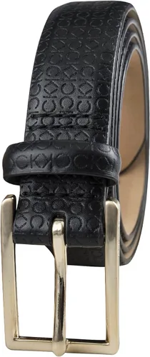 Vista 2 de Calvin KleinWomen's CK Micro Emboss Casual Belt for Jeans, Trousers and Dresses