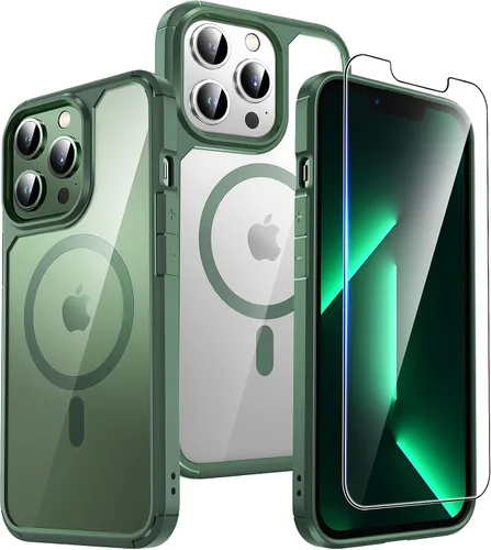 Vista 8 de TAURI Funda para iPhone 17, antiamarilleamiento con protector de pantalla, protección de grado militar, a prueba de golpes, delgada para iPhone 17