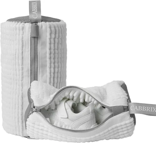 Vista 8 de Cabbrix zapato era bolsa, Gris, M, Bolsa de lavandería