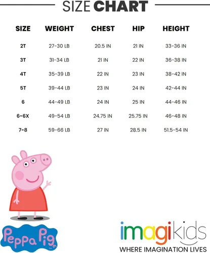 Vista 7 de Peppa Pig Vestido de manga corta para niñas pequeñas