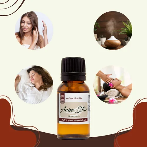 Vista 6 de GreenHealth Aceite esencial de estrella de anís – 1 fl oz (1.0 fl oz) 100% puro y sin cortar Fuerte aroma de regaliz para difusores