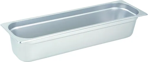 Vista 4 de Winco Bandeja de Tamaño 1/2 de 1 1/4" (NSF), Acero Inoxidable Dishwasher safe, Heavy-duty, Reinforced corners, Great for Steam Tables, Buffets