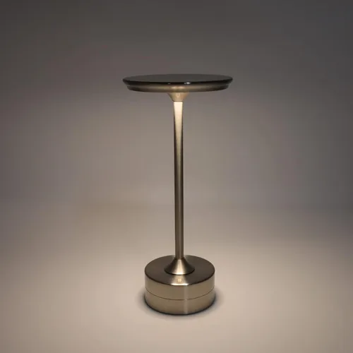 Vista 4 de JTLB Lámpara de mesa LED inalámbrica recargable, 2000 mAh, funciona con pilas, 3 modos de color, regulable, luz de escritorio USB para el hogar