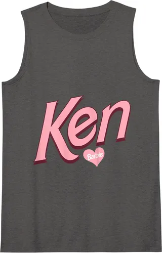 Vista 5 de Barbie - Camiseta sin mangas Ken Love de San Valentín Negro