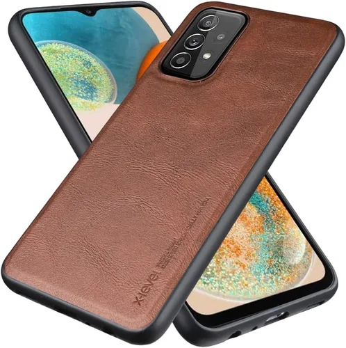 Vista 28 de X-level Funda para Samsung Galaxy A53 5G - Funda delgada de piel sintética de alta calidad para teléfono A53 5G, suave, a prueba de golpes, Marrón
