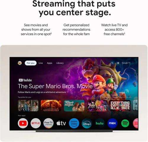 Vista 3 de Google Streamer 4K - Entretenimiento de transmisión rápida con control Porcelana