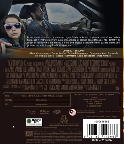 Vista 3 de Logan - The Wolverine Blu-ray Import italien