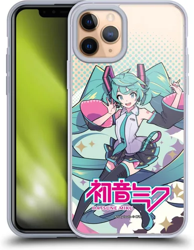 Vista 125 de Head Case Designs Licencia Oficial Hatsune Miku Gráficos Lindos Carcasa de Gel [Protección de Grado Militar] Compatible con Apple iPhone 7