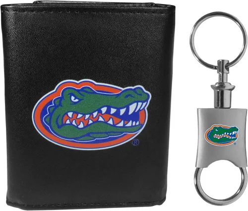 Vista 7 de Siskiyou Sports Leather Tri-fold Wallet & Valet Key Chain