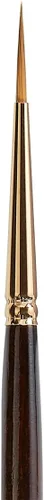Vista 4 de KINGART Premium Finesse 8020-0 Ultra Round Series - Cepillo para artista, pelo sintético Kolinsky Sable, mango corto, acuarela y pinturas al óleo