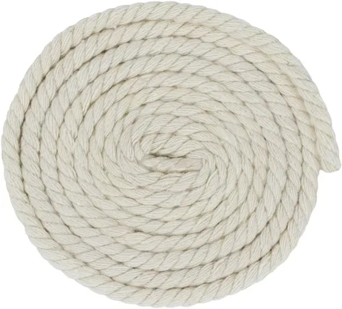 Vista 41 de West Coast Paracord - Cuerda de algodón natural trenzada de 3 hebras, 1/4, 1/2, 5/8, 3/4, y 1 pulgada de diámetro, 10, 25, 50, 100 pies Backwoods