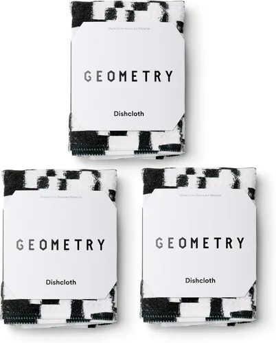Vista 19 de GEOMETRY Paños de Cocina - Paños de Cocina de Secado Rápido para Cocina - Trapos de Cocina Premium con Geoweave - Juego de 3 Piezas Night Reeds